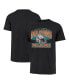 Фото #1 товара Men's Black Distressed Miami Dolphins Amplify Franklin T-shirt