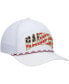 Фото #4 товара Men's White Las Vegas Raiders Hitch Stars and Stripes Trucker Adjustable Hat