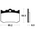 Фото #3 товара TECNIUM MR178 Sport sintered brake pads