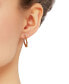 ფოტო #2 პროდუქტის Tulip Hoop Earrings in 14k Gold