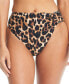 Фото #1 товара Women's Night and Day Cheetah-Print Bikini Bottoms, Created for Macy's