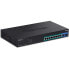 Фото #1 товара TRENDnet TPE-1021WS - Managed - L2/L3/L4 - Gigabit Ethernet (10/100/1000) - Power over Ethernet (PoE) - Rack mounting