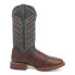Фото #1 товара Dan Post Boots Ivan Embroidered Square Toe Cowboy Mens Blue, Brown Casual Boots
