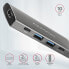 AXAGON HMC-5G2 - USB 3.2 Gen 2 (3.1 Gen 2) Type-C - 60 W - Grey - 4K Ultra HD - 30 Hz - HDMI - USB 3.2 Gen 2 (3.1 Gen 2) Type-A - USB 3.2 Gen 2 (3.1 Gen 2) Type-C