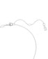 Silver-Tone Insigne Crystal Pendant Necklace, 15-3/4" + 3" extender