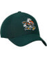 Men's Green Miami Hurricanes Staple Adjustable Hat