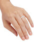 ფოტო #2 პროდუქტის Diamond Promise Ring (1/10 ct. t.w.) in Sterling Silver