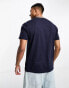 GANT shield logo t-shirt in navy Синий, XS - 42 - фото #3