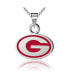 Фото #1 товара Women's Georgia Bulldogs Enamel Small Pendant Necklace