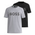 ფოტო #1 პროდუქტის BOSS 10194355 short sleeve T-shirt 2 units