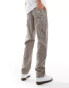 Dickies garyville hickory striped trousers in brown