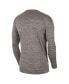 Фото #2 товара Men's Heather Gray Michigan State Spartans Team Velocity Performance Long Sleeve T-shirt