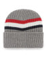 Фото #2 товара Men's Gray New England Patriots Highline Cuffed Knit Hat