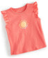 Фото #1 товара Baby Girls Citrus Sunshine Puff Graphic T-Shirt, Created for Macy's
