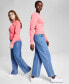 Фото #3 товара Women's Seam-Front Straight-Leg Jeans, Created for Macy's