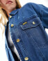 Фото #4 товара Barbour International denim jacket in mid wash