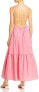 Фото #2 товара Jonathan Simkhai Women's Calliope Solid Cutout Dress, Guava, Pink, Size Small