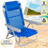 Фото #2 товара Складной стул для пляжа AKTIVE с подушкой 5 положений 60x47x83 см