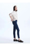 Фото #2 товара LCW Jeans Beli Kemerli Skinny Fit Kadın Jean Pantolon