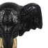 Decorative Figure Black Golden Elephant 20,5 x 14,3 x 35,5 cm