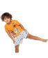 ფოტო #2 პროდუქტის Toddler Boys Paw Patrol Rubble Marshall Chase Pullover T-Shirt and French Terry Shorts Outfit Set to