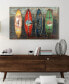 Фото #3 товара 'Surfboards' Metallic Handed Painted Rugged Wooden Blocks Wall Sculpture - 32" x 48"