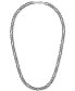 ფოტო #3 პროდუქტის Figaro Link 22" Chain Necklace in Black Ruthenium-Plated Sterling Silver, Created for Macy's