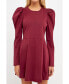 Фото #1 товара Women's Long Puff Sleeve Mini Dress