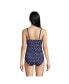 Фото #7 товара Women's Tummy Control V-Neck Underwire Tankini Swimsuit Top Adjustable Straps