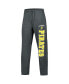 ფოტო #4 პროდუქტის Men's Charcoal, Black Pittsburgh Pirates Meter T-shirt and Pants Sleep Set