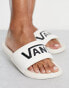 Vans La Costa sliders in off white