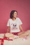 Фото #9 товара Пижама DeFacto Fall In Love Snoopy короткий рукав и шорты B6205ax24sp