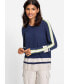 ფოტო #1 პროდუქტის Long Sleeve Block Stripe Pullover Sweater