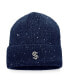 ფოტო #3 პროდუქტის Men's Deep Sea Blue Seattle Kraken Authentic Pro Rink Pinnacle Cuffed Knit Hat
