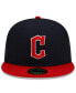 Фото #3 товара Big Boys Navy and Red Cleveland Guardians Authentic Collection On-Field Home Logo 59FIFTY Fitted Hat
