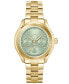 Women's Lida Quartz Multifunction Ionic Plated Thin Gold-Tone Steel Watch 38mm