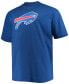 Men's Big and Tall Josh Allen Royal Buffalo Bills Player Name Number T-shirt Синий, 6 - фото #3