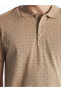 LCWAIKIKI Classic Polo Yaka Kısa Kollu Desenli Pike Erkek Tişört
