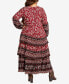 Фото #2 товара Plus Size Faye Tiered Maxi Dress