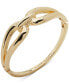 Gold-Tone Oval Link Bangle Bracelet