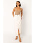 ფოტო #3 პროდუქტის Women's Rana Denim Midi Skirt - White