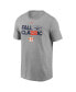 Фото #3 товара Men's Heather Gray Houston Astros 2022 World Series Icon T-Shirt