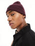 Фото #1 товара Calvin Klein daddy wool beanie in burgundy