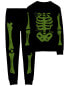 Фото #11 товара Adult 2-Piece Halloween Skeleton 100% Snug Fit Cotton Pajamas S