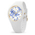 Фото #1 товара Ice-Watch - ICE blue White porcelain - Weiße Damenuhr mit Silikonarmband - 019227 (Medium)