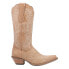 Фото #1 товара Dingo Flirty N' Fun Embroidered Snip Toe Cowboy Womens Brown Casual Boots DI171