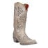 Фото #2 товара Ferrini Mandala Tool Inlay Snip Toe Cowboy Womens Off White Dress Boots 81761-1