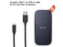 Фото #6 товара SanDisk 1TB Portable External SSD USB 3.2 Gen 2, USB-C Solid State Drive