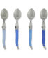 Фото #3 товара Laguiole Shades of Blue Coffee Spoons, Set of 4