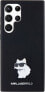 Karl Lagerfeld Karl Lagerfeld KLHCS24LSMHCNPK S24 Ultra S928 czarny/black hardcase Silicone Choupette Metal Pin NoSize